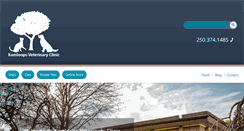 Desktop Screenshot of kamloopsveterinaryclinic.com